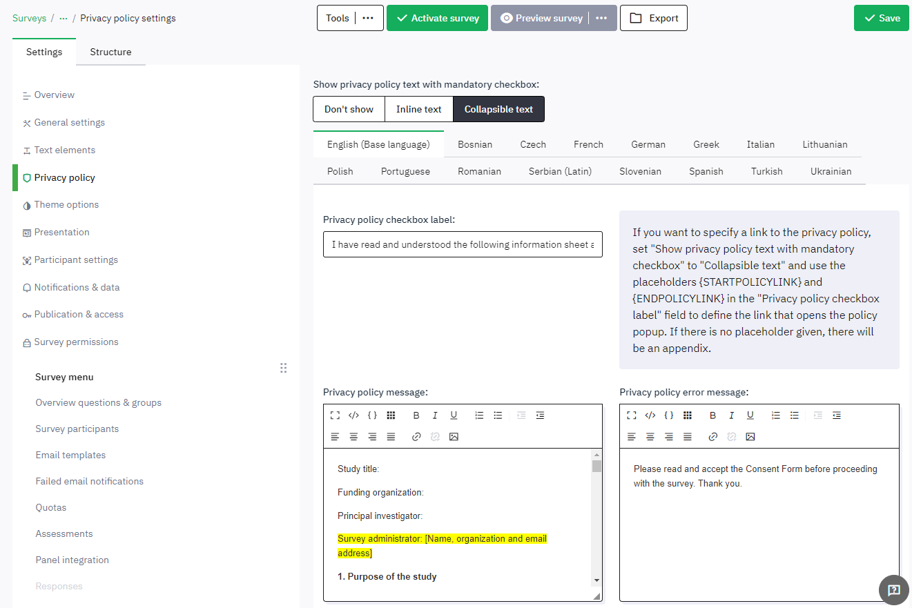 4 Setting up a GEAM questionnaire – GEAM Manual - Gender Equality Audit ...